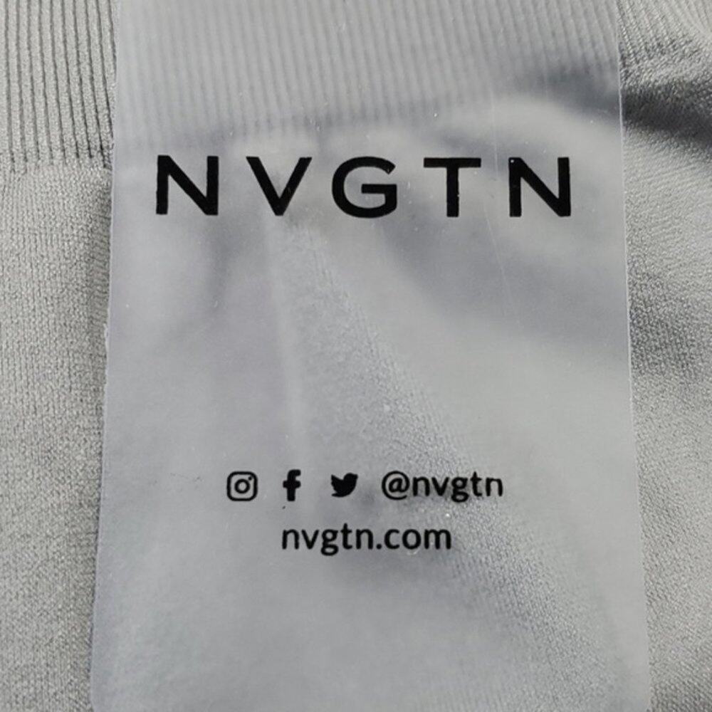 NVGTN Women's Charcoal High Waisted Seamless Stretch Leggings Size S - Picture 6 of 7